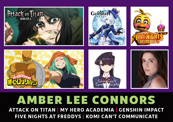 SacAnime Roseville Welcomes Amber Lee Connors Sacanimeroseville