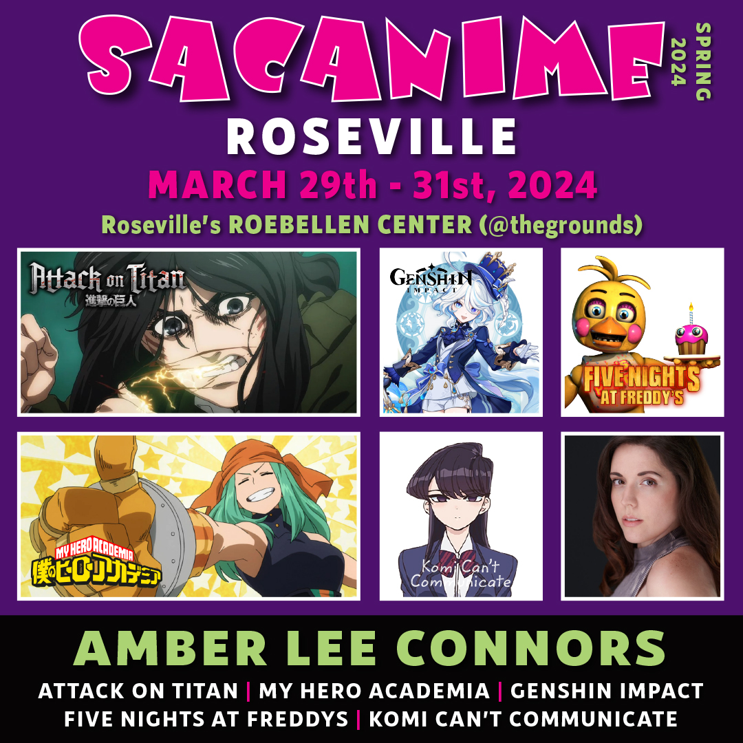 SacAnime Roseville Amber Lee Connors